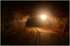 дорога к подземному музею. 300 метров по главному штреку