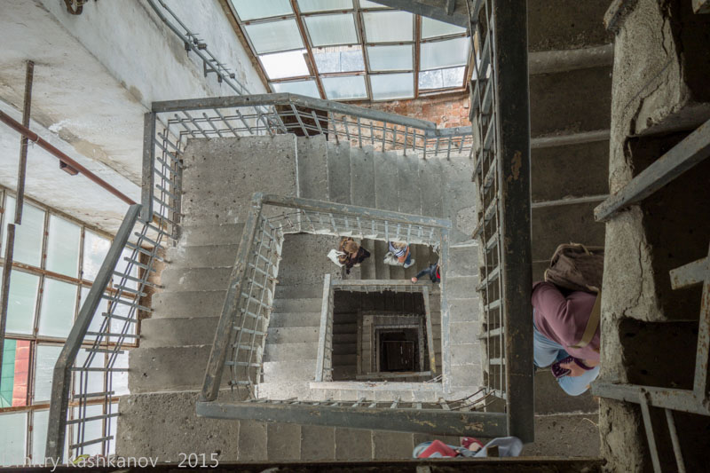 Фотографии Суздаля. Лестница внутри Преподобенской колокольни